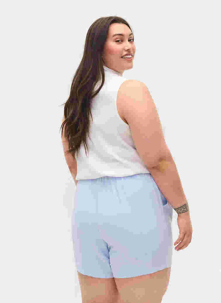 Shorts med lös passform och fickor, Xenon Blue, Model image number 1
