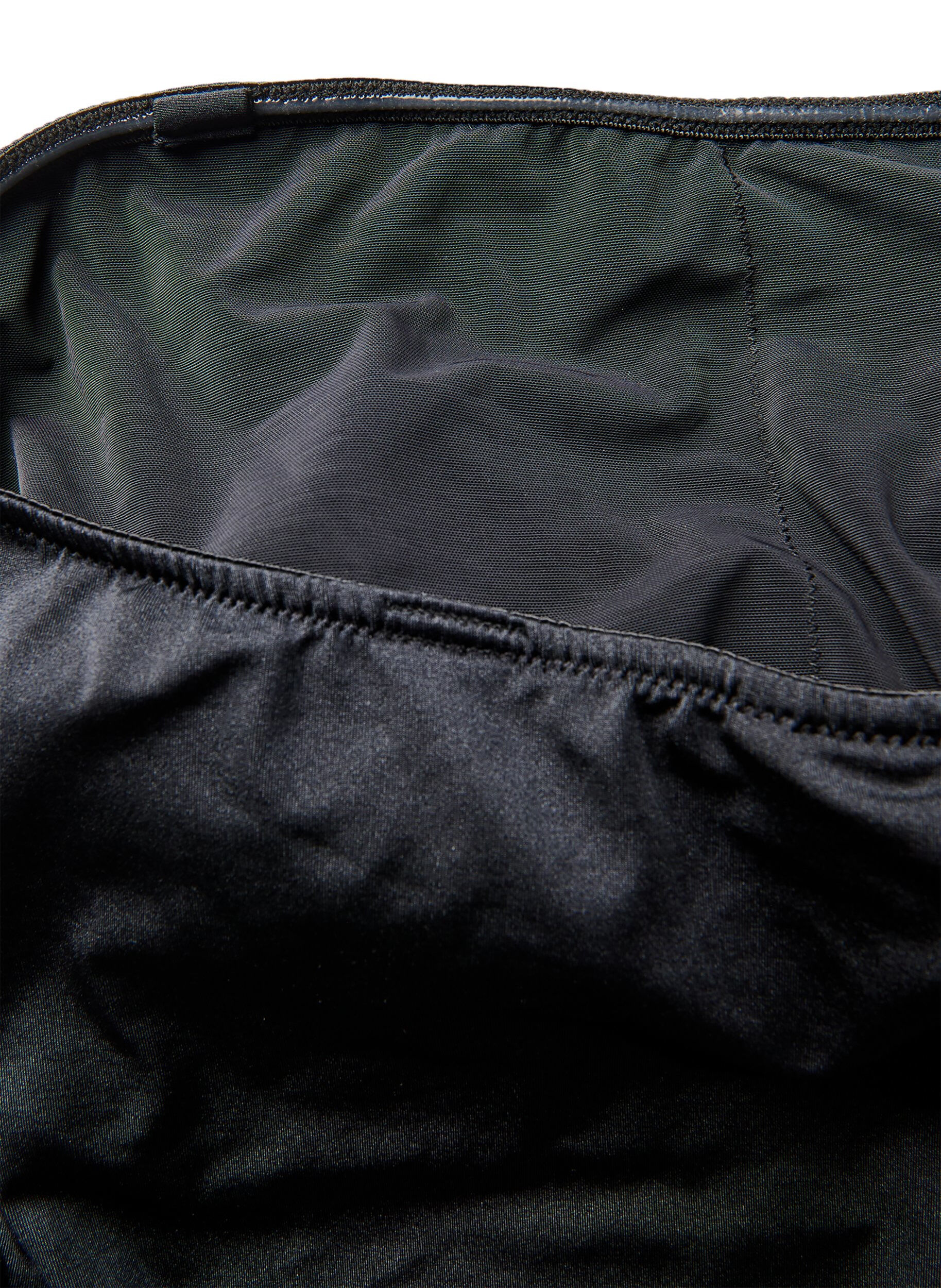 Zizzi Tankini med urtagbara kupor och justerbara sidor, Svart, Packshot image number 4