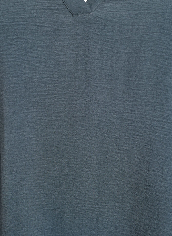 Blus med 3/4-&auml;rm, Gr&ouml;n, Packshot image number 2