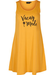A-linjeformad klänning utan ärmar, Mineral Yellow VACAY