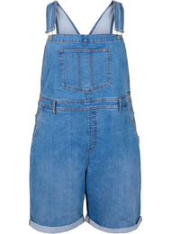 Denim overaller shorts, Bl&aring;