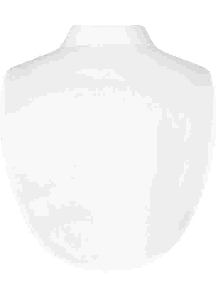 Lös skjortkrage i bomull, Bright White, Packshot image number 1