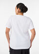 T-shirt med tryck, Vit, Model image number 2