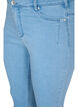 Cropped Amy jeans med blixtl&aring;s, Bl&aring;, Packshot image number 2
