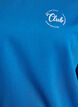Sweatshirt med texttryck, Bl&aring;, Packshot image number 2