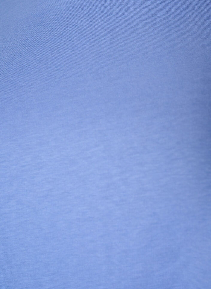 T-shirt med asymmetrisk spetskant, Lila, Packshot image number 2