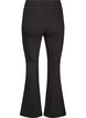 H&ouml;gmidjade jeans med bootcut, Svart, Packshot image number 1