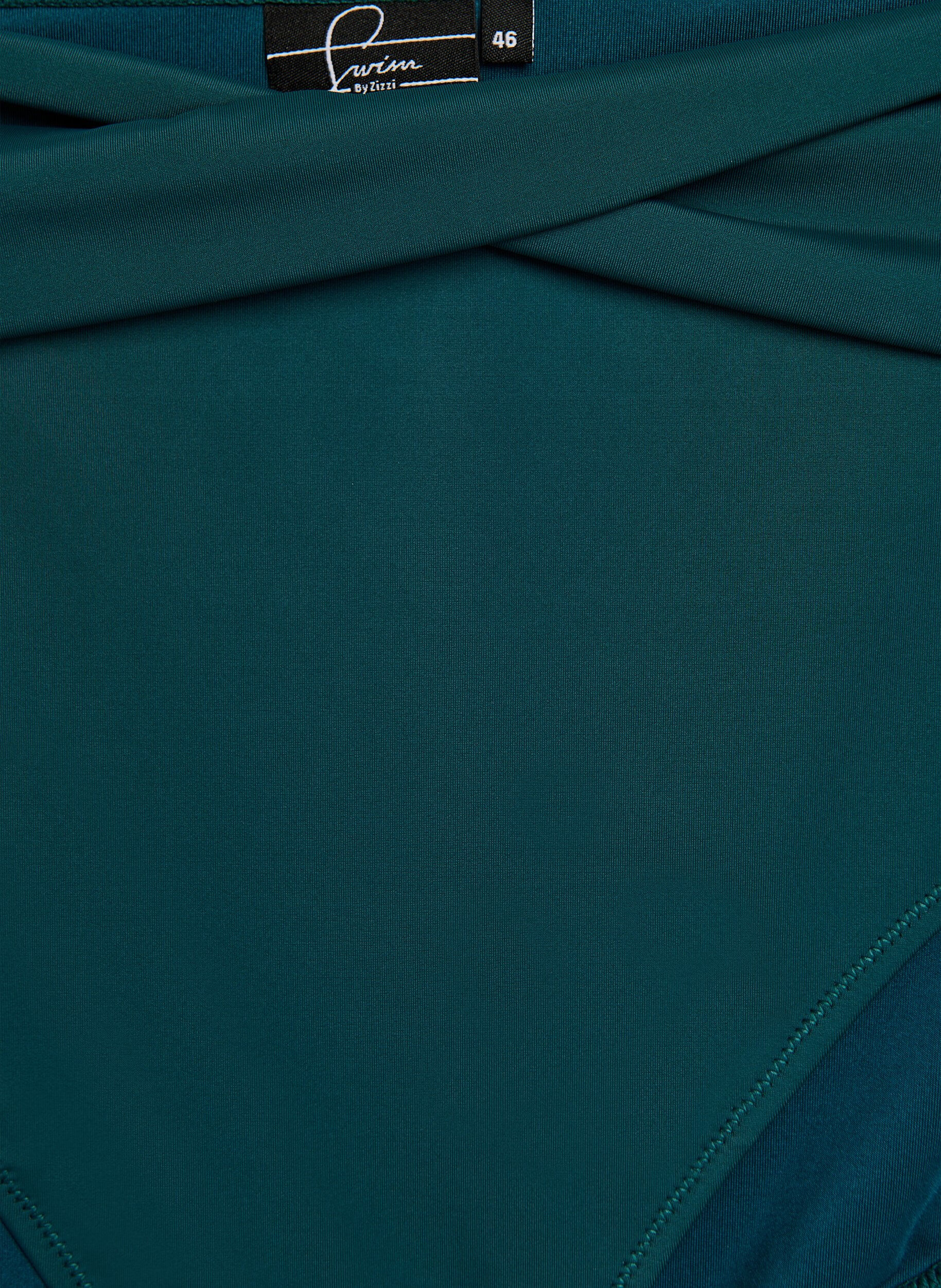 Zizzi Bikinitrosa med omlottdetalj, Gr&ouml;n, Packshot image number 2