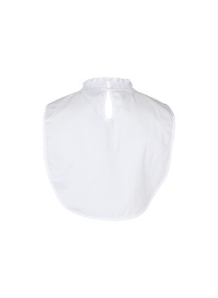 Skjortkrage med smock, Bright White, Packshot image number 1