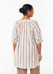 Tunika i bomull med v-ringning, Beige, Model image number 2