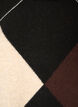 Stickat med harlekinm&ouml;nster, Svart, Packshot image number 2