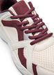 Sportiga sneakers med mesh, R&ouml;d, Packshot image number 3