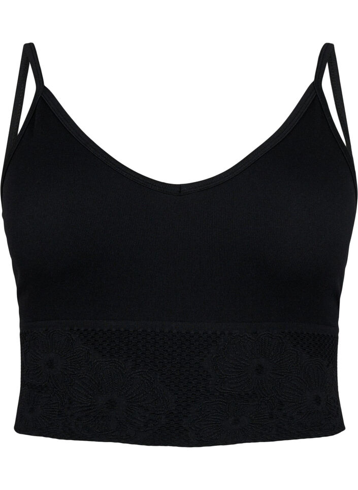 Seamless bh-topp, Black, Packshot image number 0