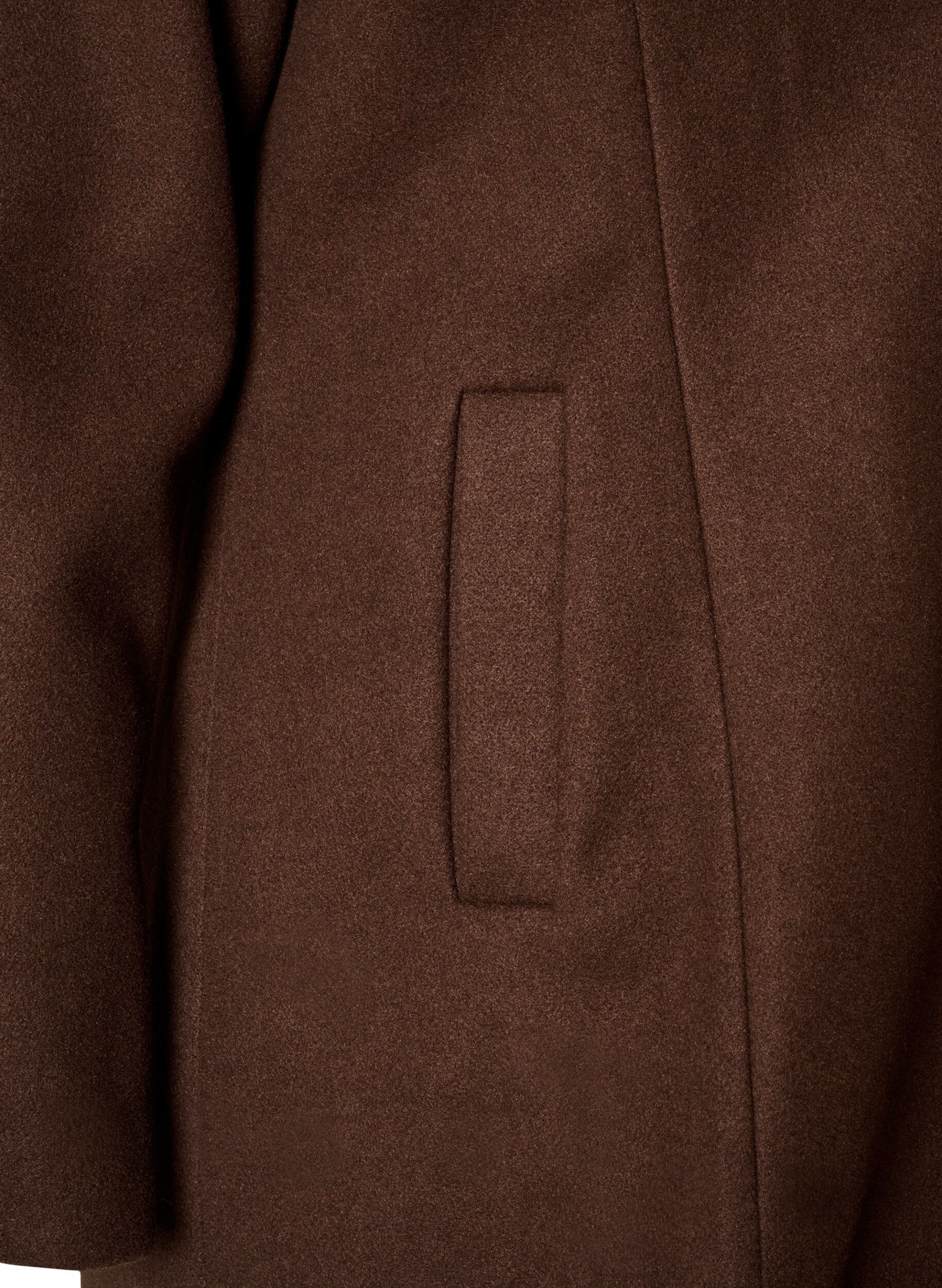 ZizziKappa med avtagbar vadderad insats, Brun, Packshot image number 3
