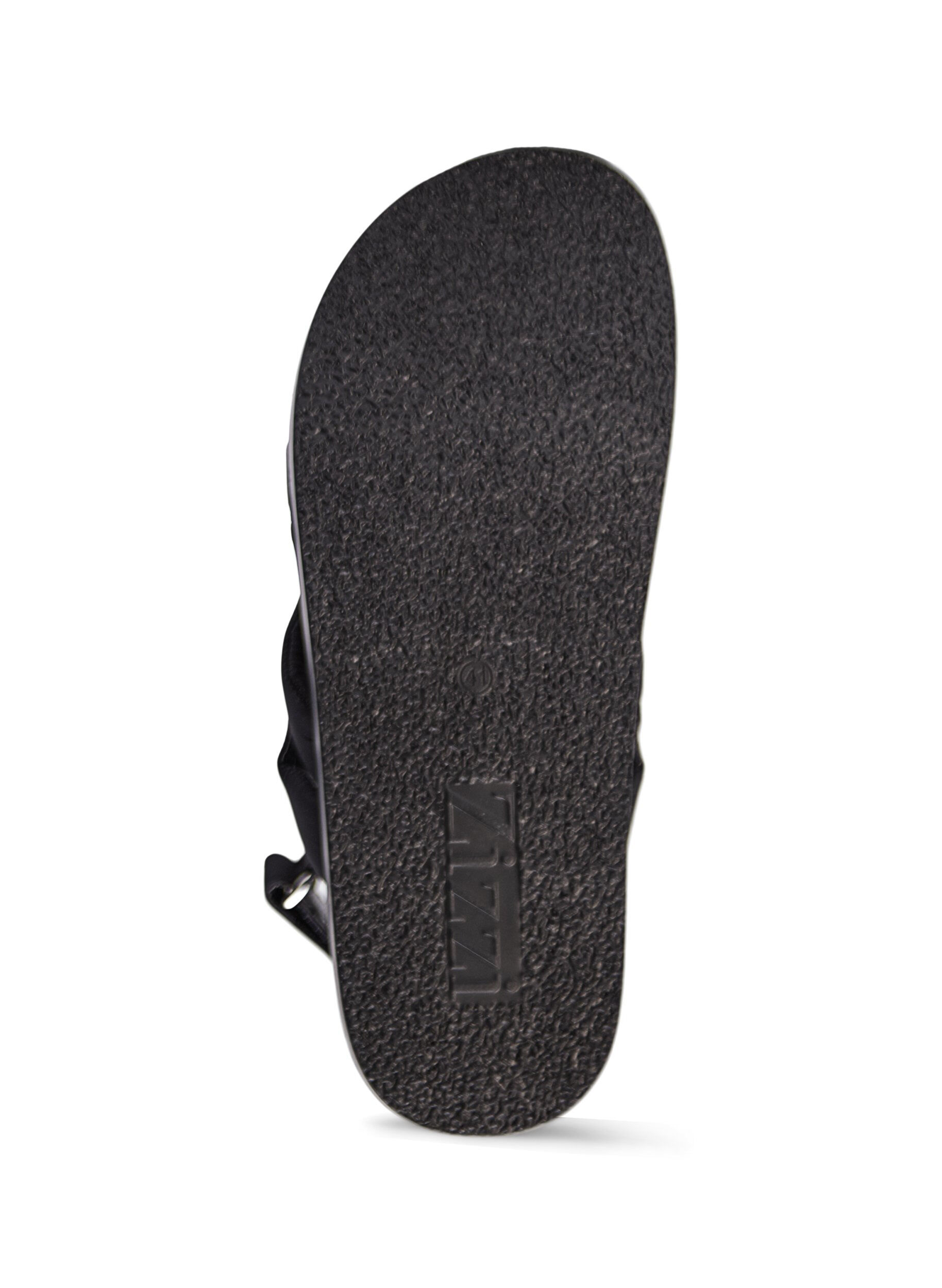 Zizzi Wide fit - Sandal med knutdetalj, Svart, Packshot image number 4