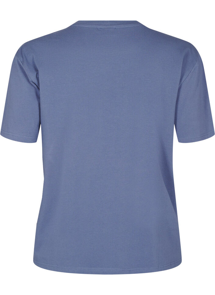 Sportig t-shirt i ekologisk bomull, , Packshot image number 1
