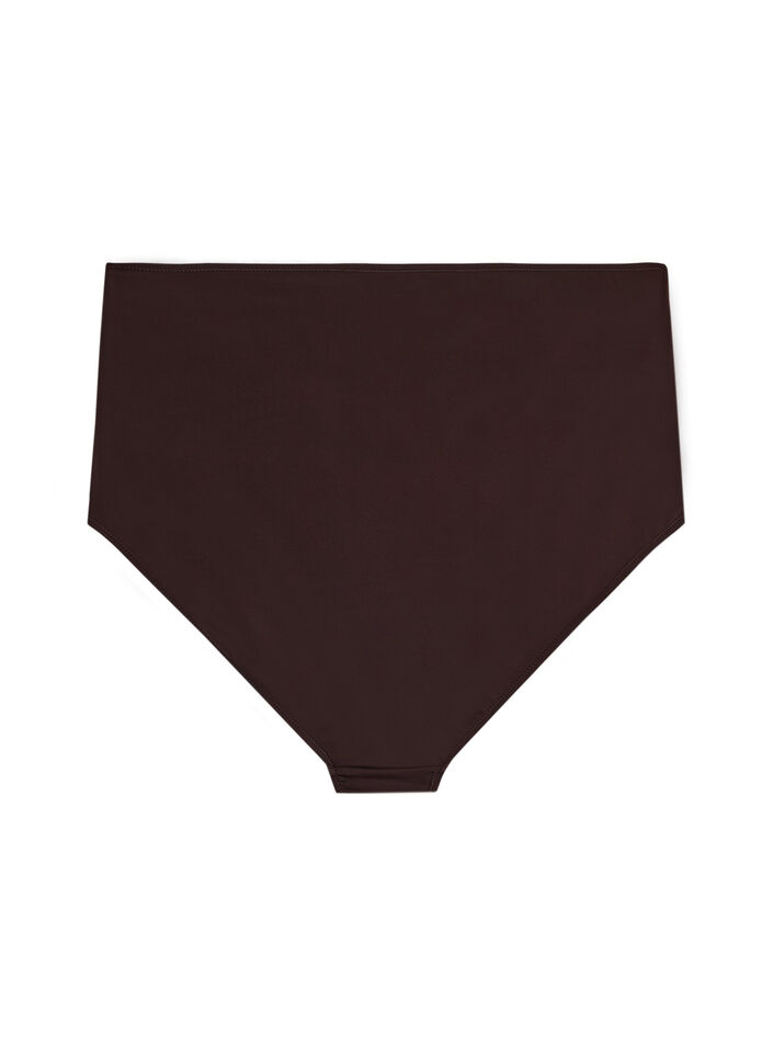 Bikinitrosa med h&ouml;g midja, Brun, Packshot image number 1
