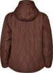 L&auml;tt vadderad jacka med diamantquilt, Brun, Packshot image number 1