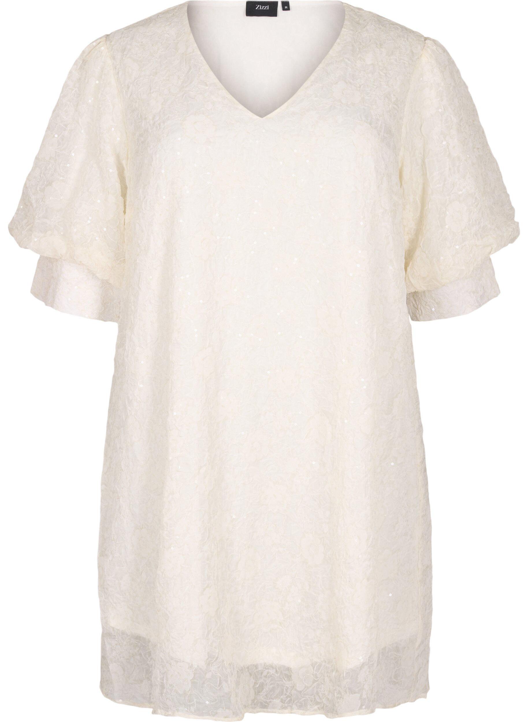 Kort festkl&auml;nning med paljetter