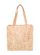 Shoppingv&auml;ska med dragkedja, Gul, Packshot image number 1