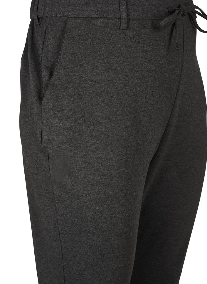 Croppade Maddison-byxor, Gr&aring;, Packshot image number 2