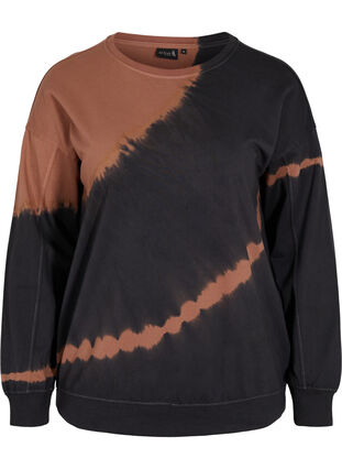 Sweatshirt i bomull med coolt tryck, Rawhide, Packshot image number 0