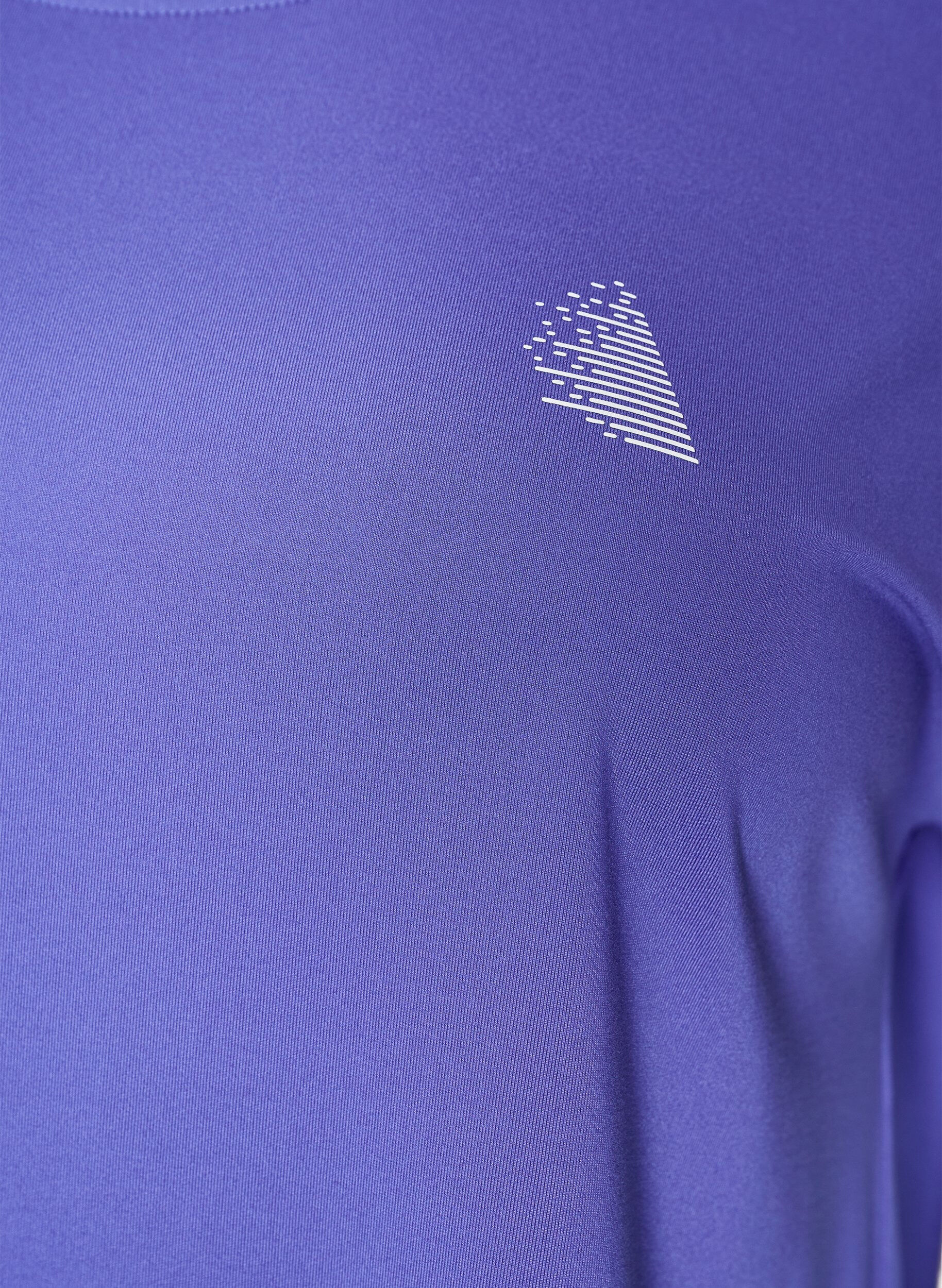 ZizziEnf&auml;rgad tr&auml;nings-T-shirt, Bl&aring;, Packshot image number 2