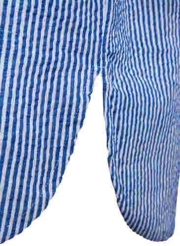 Randig bomullsskjorta med 3/4-ärmar, Surf the web Stripe, Packshot image number 3
