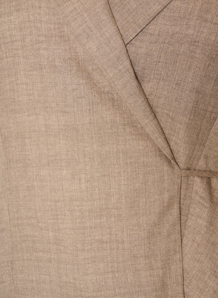 Omlottskjorta med knytning, Brun, Packshot image number 2
