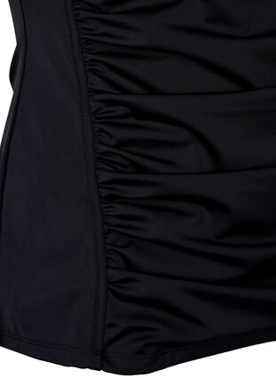 Tankini med drapering, Black, Packshot image number 3