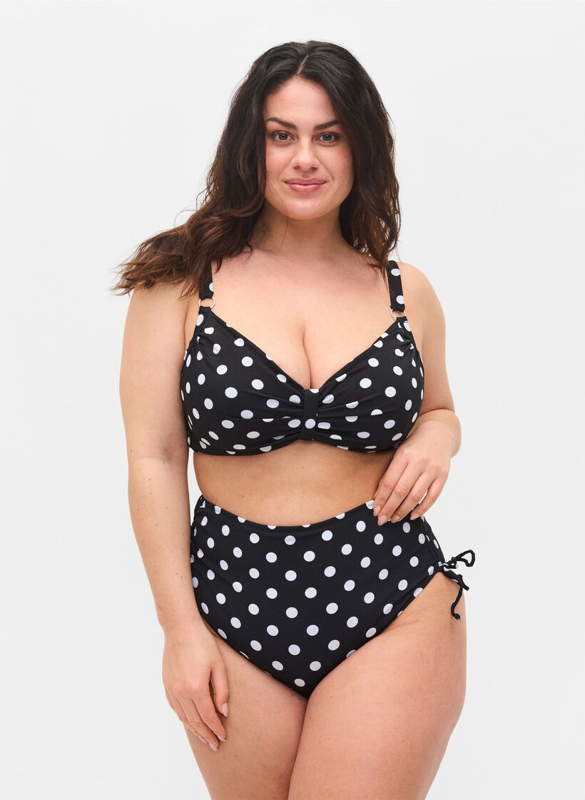 Bikiniunderdel med print, Dotted Print, Model image number 0