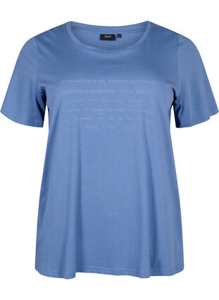 T-shirt med textmotiv, Moonlight B. W.Navy, Packshot image number 0