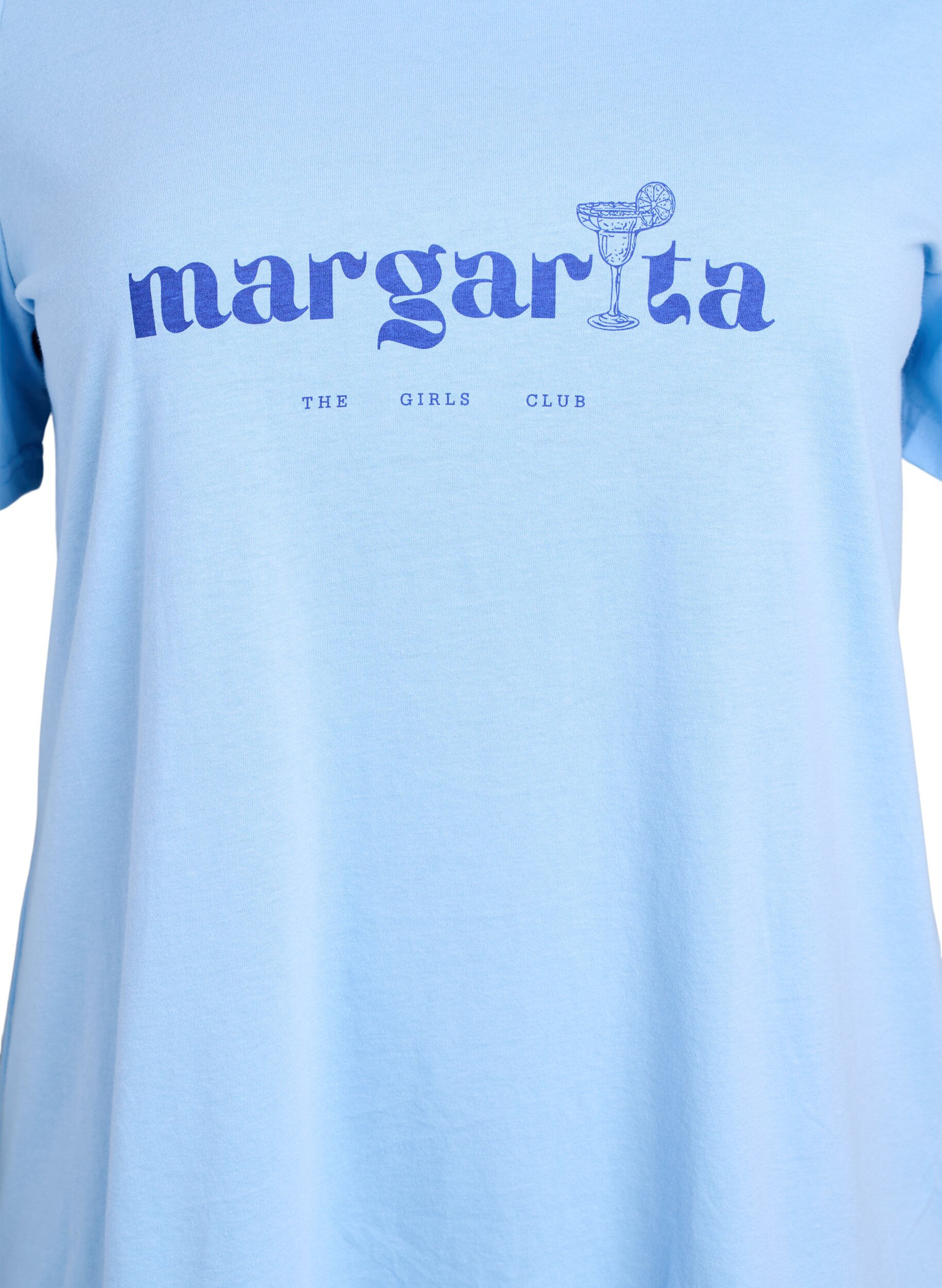 Zizzi FLASH - T-shirt med tryck, Bl&aring;, Packshot image number 2