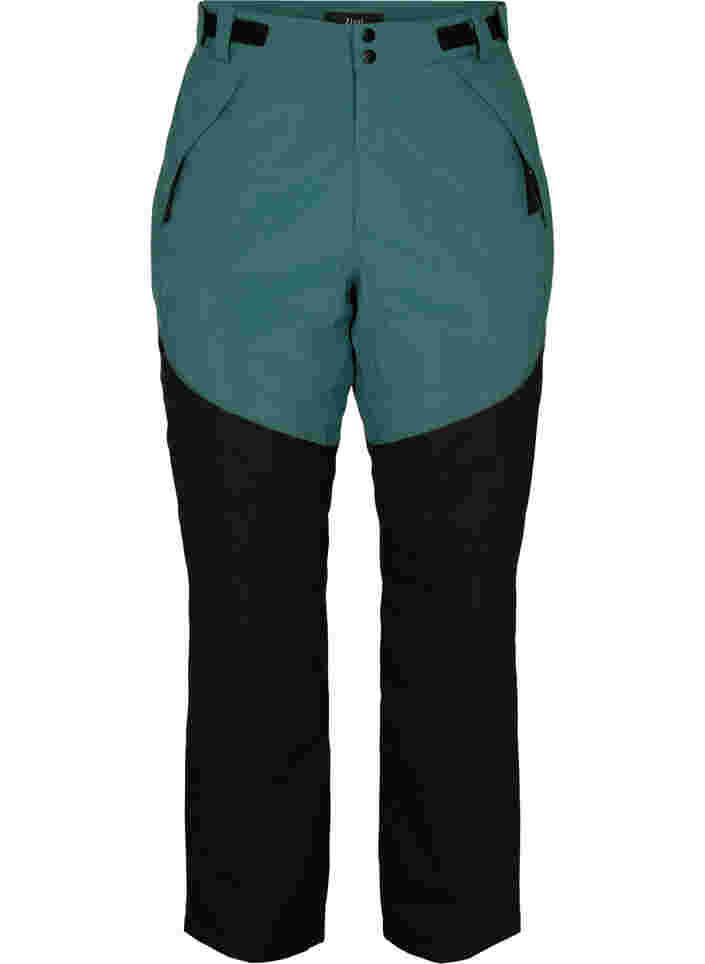 Skidbyxor med fickor, Mallard Green Comb, Packshot image number 0