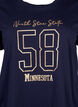 T-shirt i bomull med textmotiv, Evening Blue w. 58, Packshot image number 2