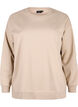 Sweatshirt med rund halsringning, Simply Taupe, Packshot image number 0