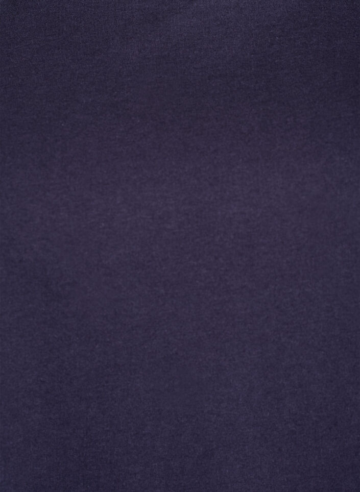 T-shirt med Broderie Anglaise-&auml;rmar, Bl&aring;, Packshot image number 2