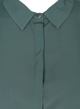 Lång skjorta med knappar, Balsam Green, Packshot image number 2