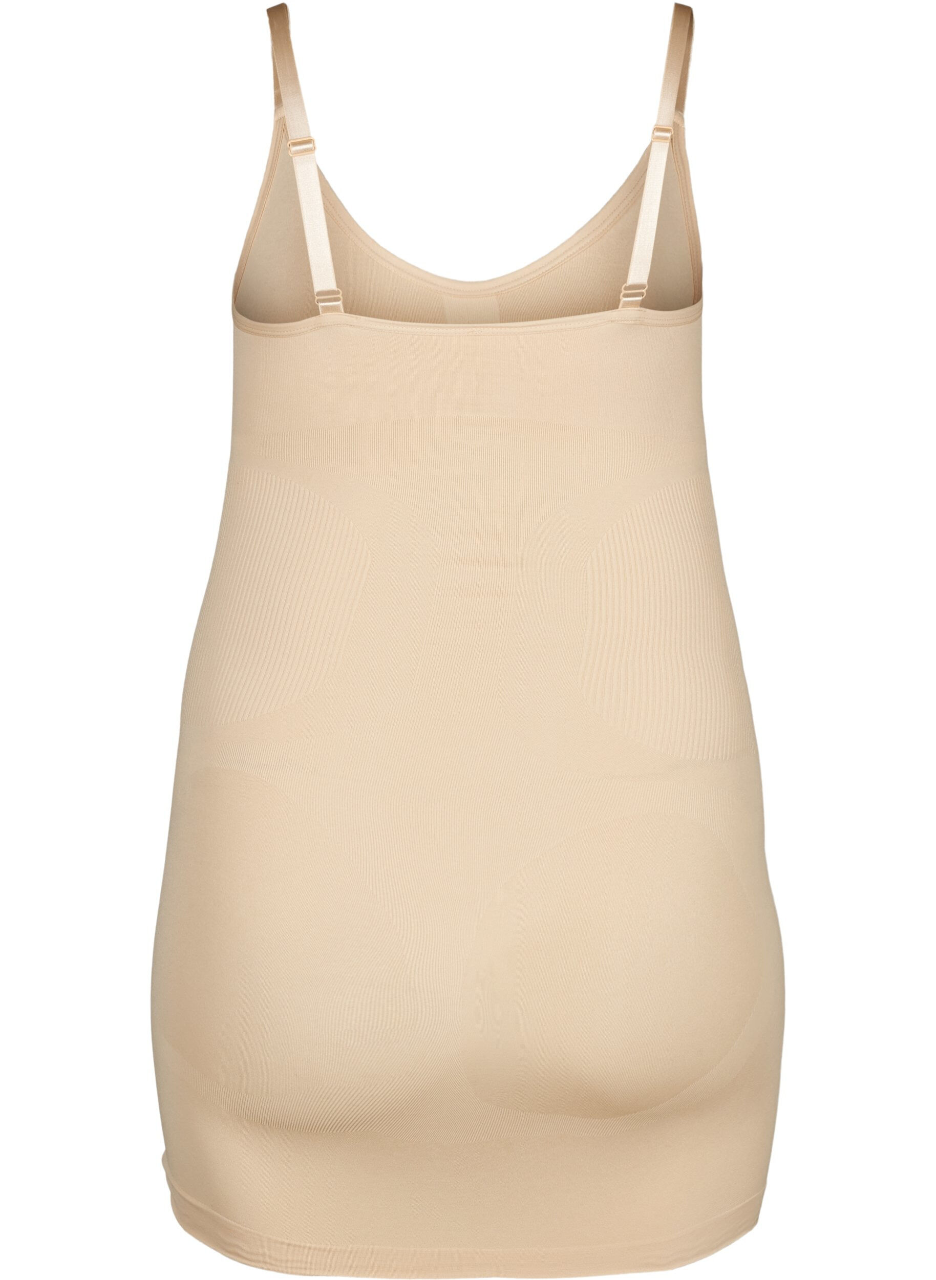 Shapewearklänning med tunna band - Beige - Strl. 40-64 - Zizzi