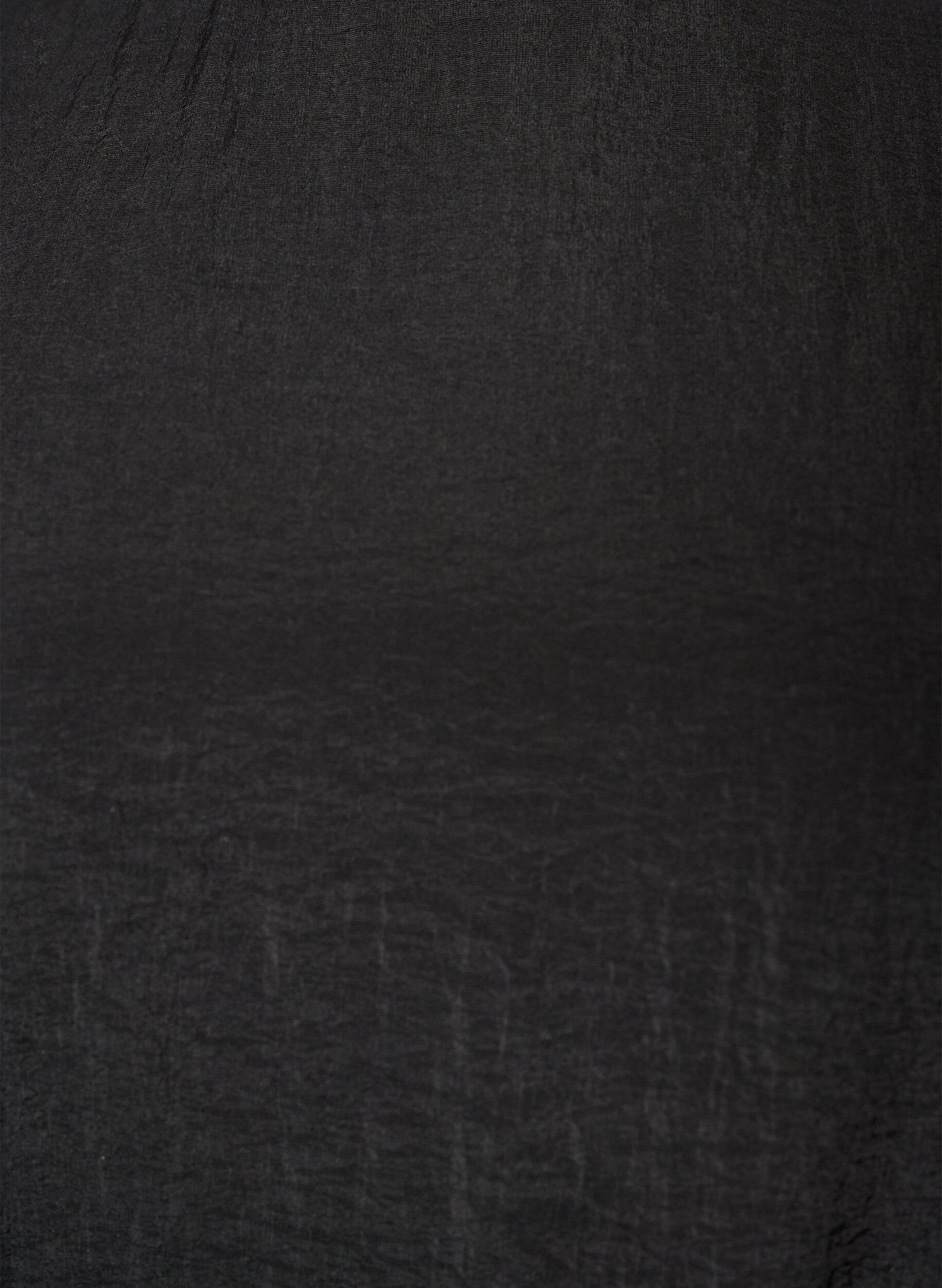 ZizziAnkell&aring;ng kl&auml;nning med fladder&auml;rmar och knytsk&auml;rp i midjan, Svart, Packshot image number 2