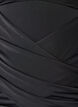 Baddr&auml;kt med draperad korsdetalj, Svart, Packshot image number 2