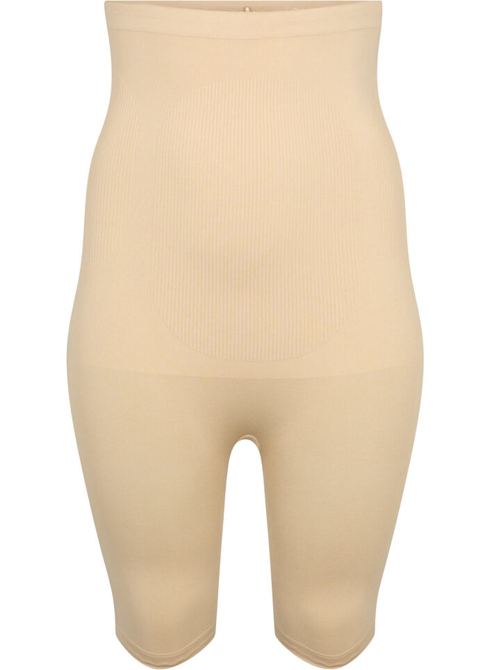 Shapewear shorts med h&ouml;gmidja, Beige, Packshot image number 0