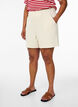 Shorts med fickor och l&ouml;s passform, Beige, Model image number 3