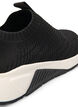 Slip-on sneaker med bred passform, Svart, Packshot image number 4