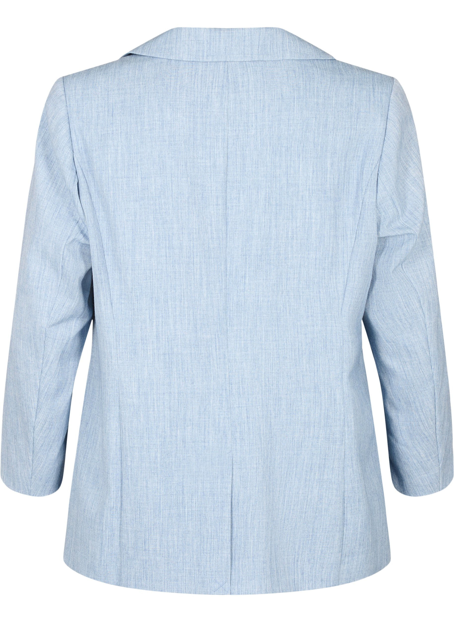 Zizzi Melerad kavaj med knappst&auml;ngning, Infinity , Packshot image number 1