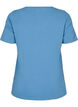 Bas-t-shirt i bomull, Bl&aring;, Packshot image number 1