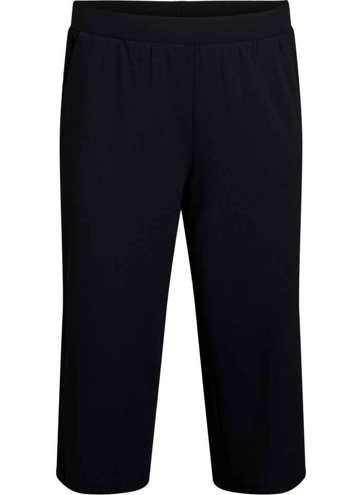 FLASH - H&ouml;gmidjade knickers med l&ouml;s passform, Svart, Packshot image number 0