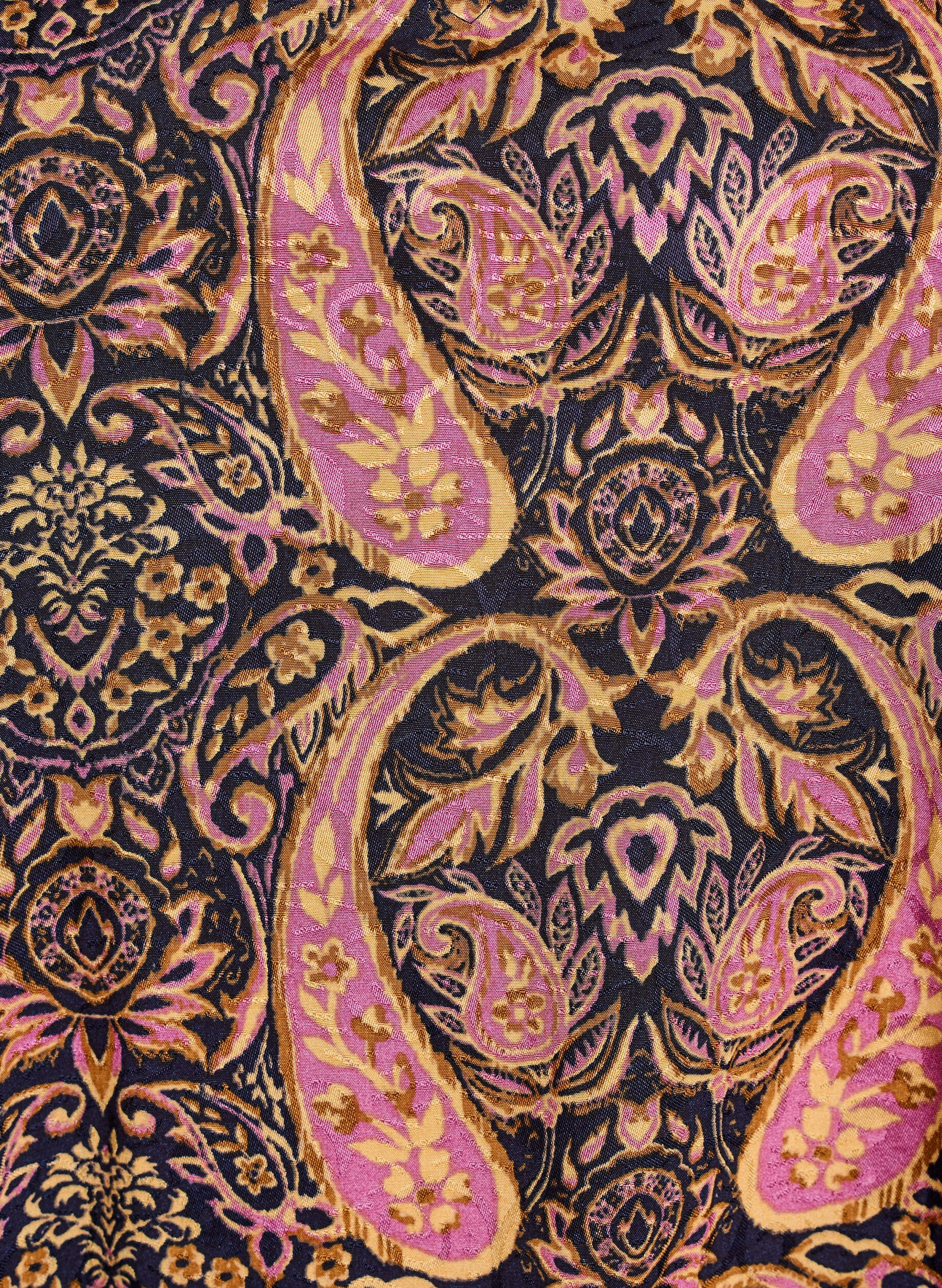 Zizzi Kort a-linjeformad kl&auml;nning med paisleym&ouml;nster, Bl&aring;, Packshot image number 2