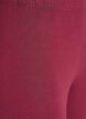 Leggings i bomull med foder, M&ouml;rk Bordeaux, Packshot image number 2