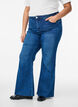 Bootcut jeans med h&ouml;g midja, Bl&aring;, Model image number 3